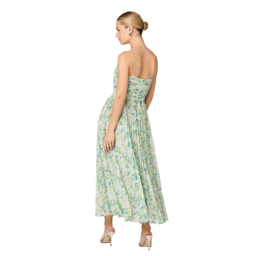 NEW ASTR bayley maxi dress in green - Picture 3 of 3